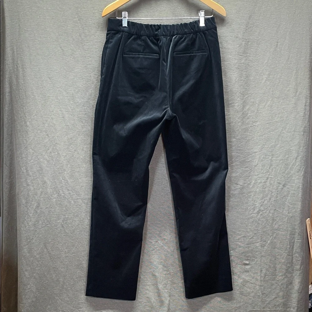 J. Crew collection Elegant velvet Black Straight Leg Pants - Picture 9 of 10